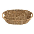 Oval Wicker Gift Baskets w/ Handles (16 1/2"x11 3/4"x4")